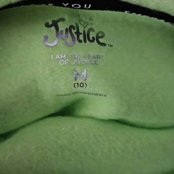 Justice Girls Hoodie Sweatshirt Green - Picture 5 of 6